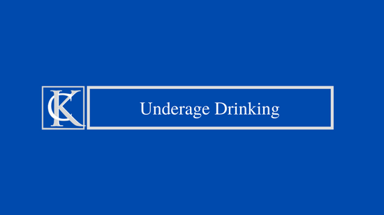 What to do if you are accused of underage drinking